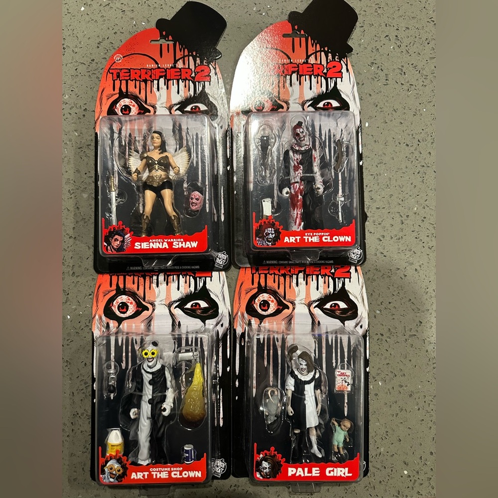 Terrifier 2 Trick rTreat Studios Bloody Eyes Art Sienna Pale Girl Sunglasses Art